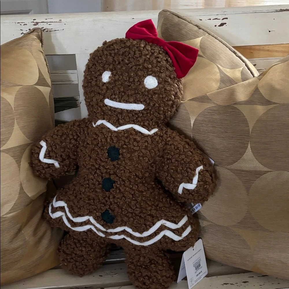 Pottery Barn Ms. Spice Gingerbread Pillow